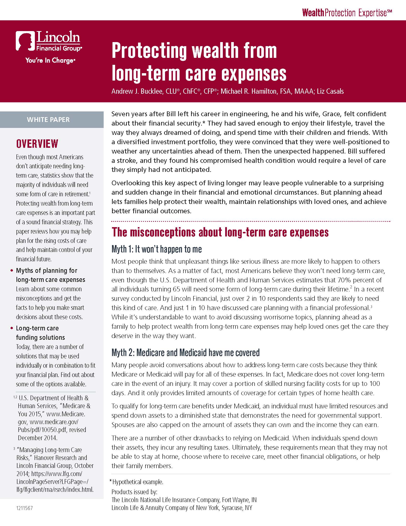 Lincoln-Protecting Wealth From Long-Term Care Expenses