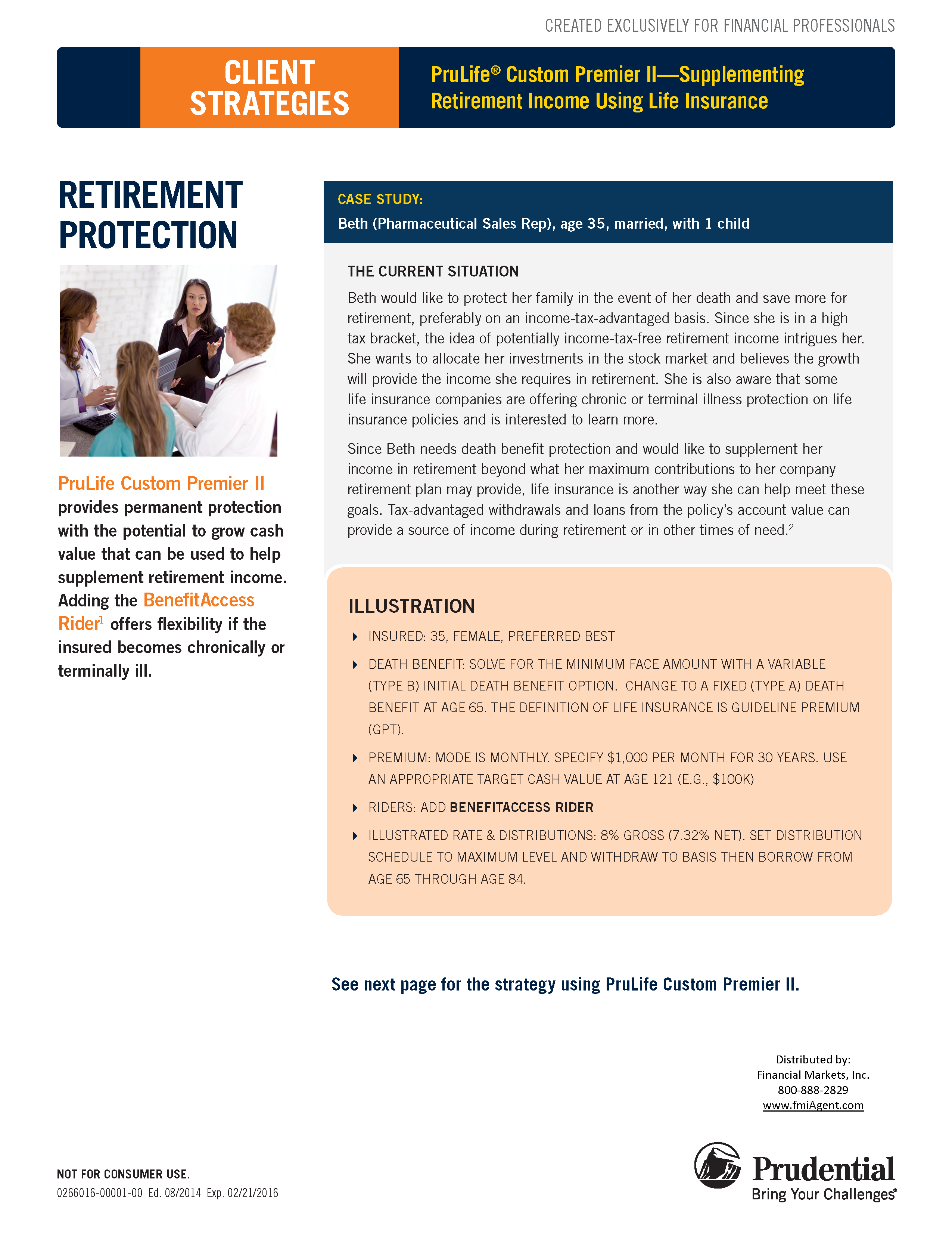 PRU-Case Study: Supplementing Retirement Income